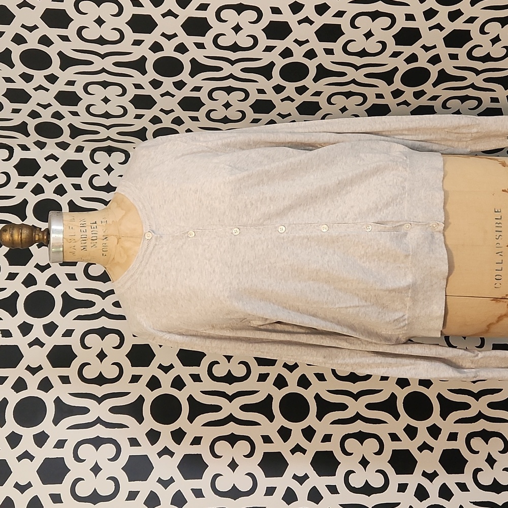 Banana Republic Grey Stretch Cardigan Size XL